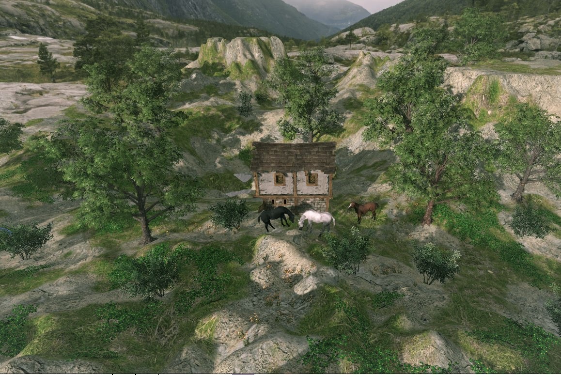 Kalkstein Landschaft
