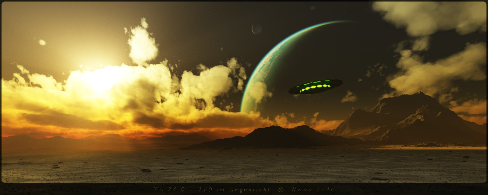 TG21O - UFO im Gegenlicht