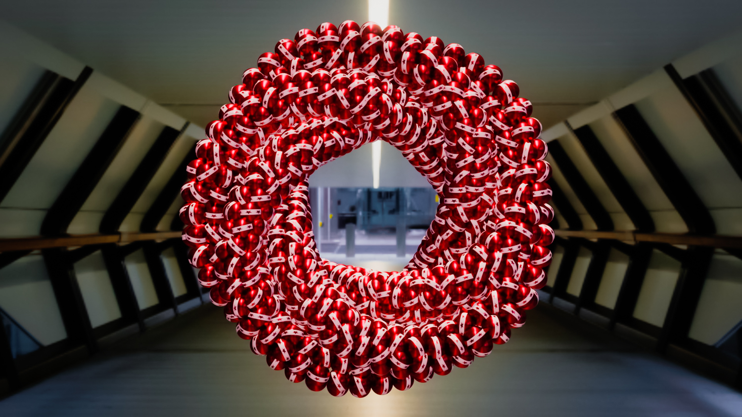 Weihnachtskugelkranzanimation