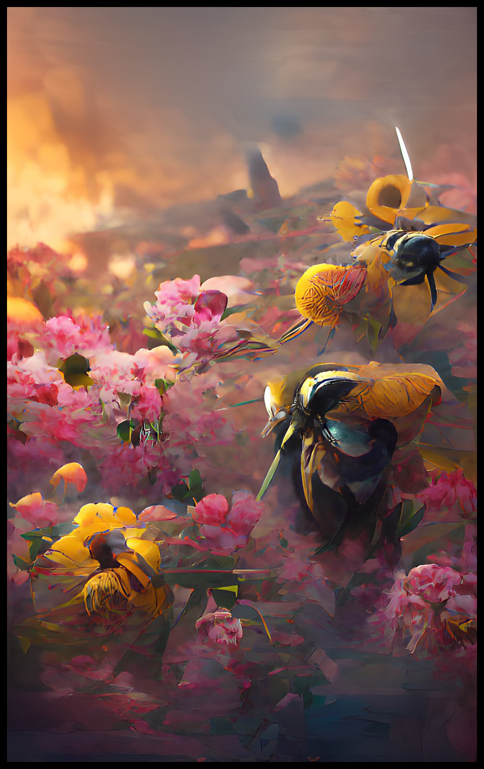 Blümchen und Bienen