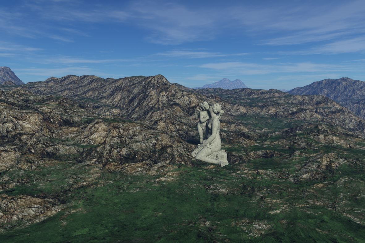 2022 2 Landschaft und Skulpturen E
