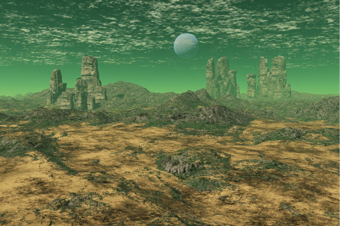 2022 2 Exoplaneten Landschaft C