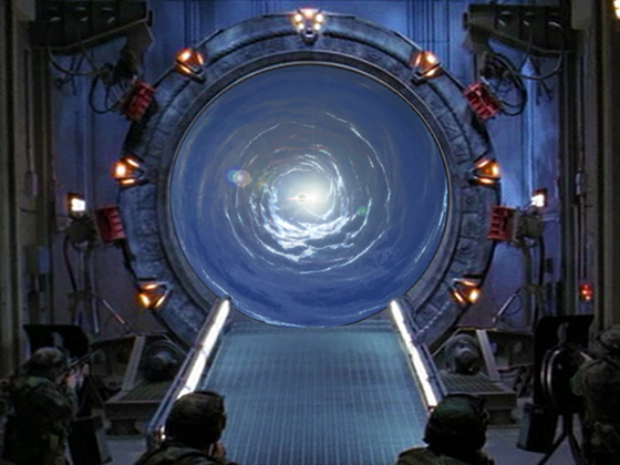 Stargate verbindet sich mit einem Schwarzen Loch