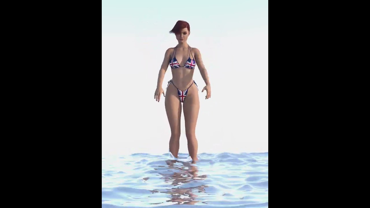 Tanz im flachen Wasser.