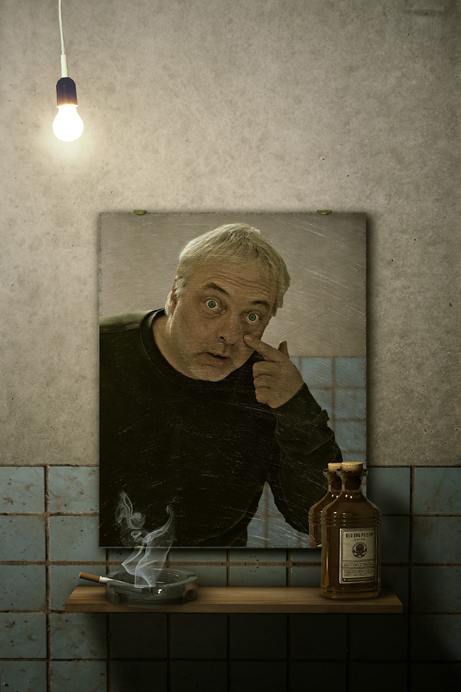 Mann im Spiegel