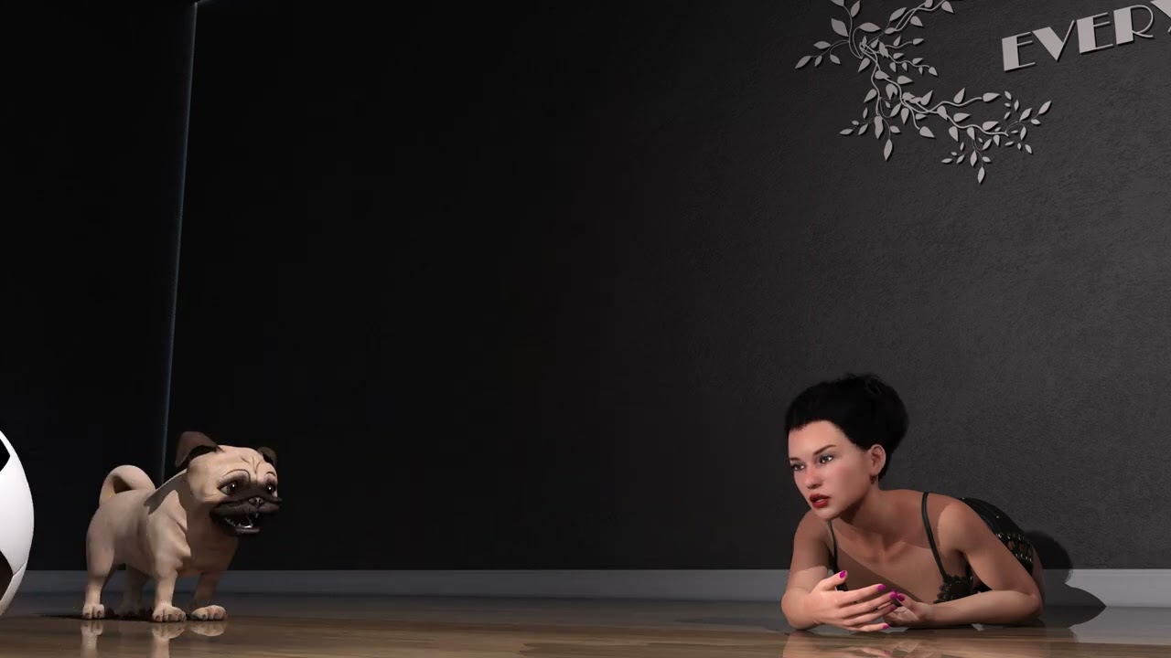 Puggy liebt Ball Sport