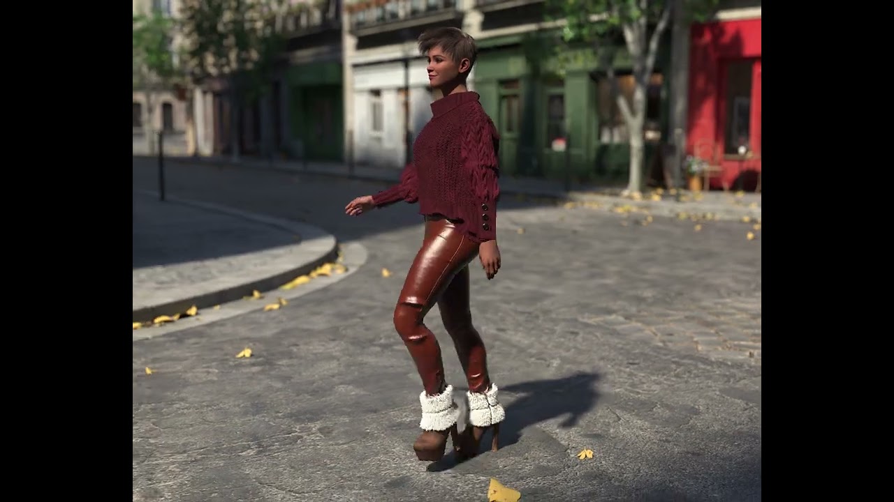 Spazieren durch die Straßen von Paris.