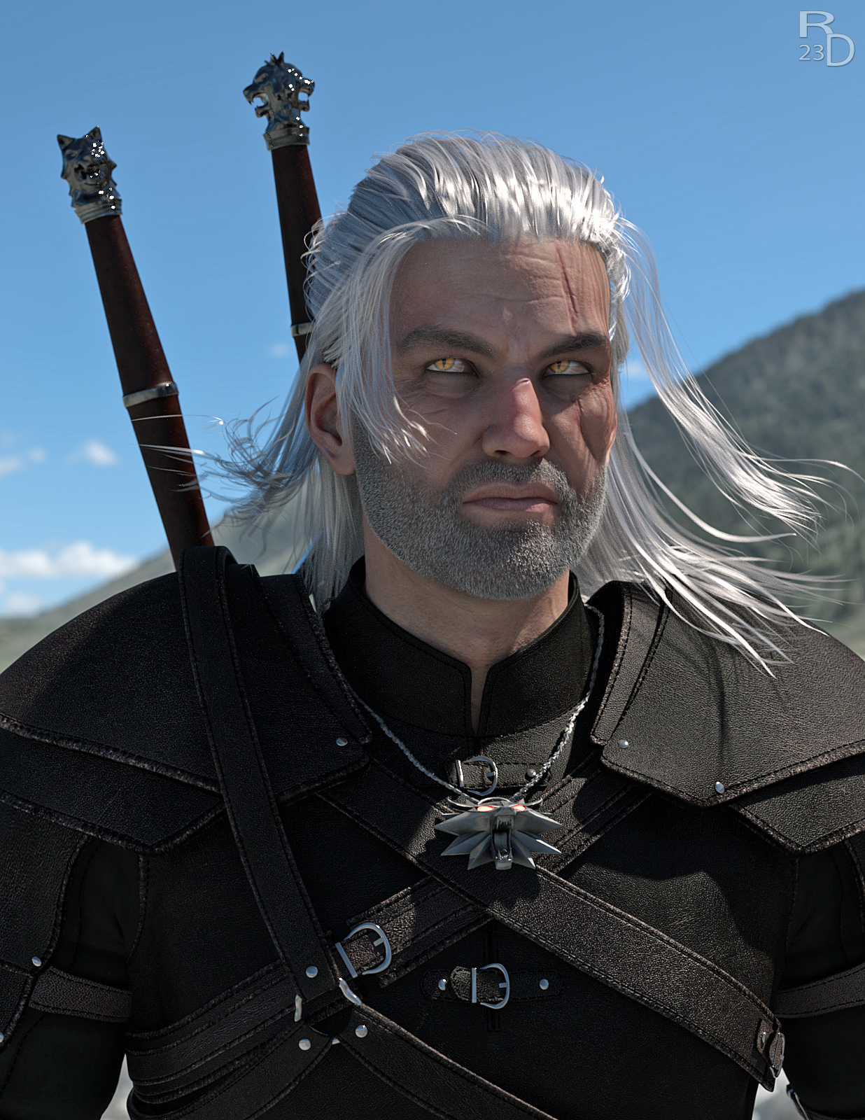 Gerald von Riva - The witcher - *überarbeitet* - Active Rendering