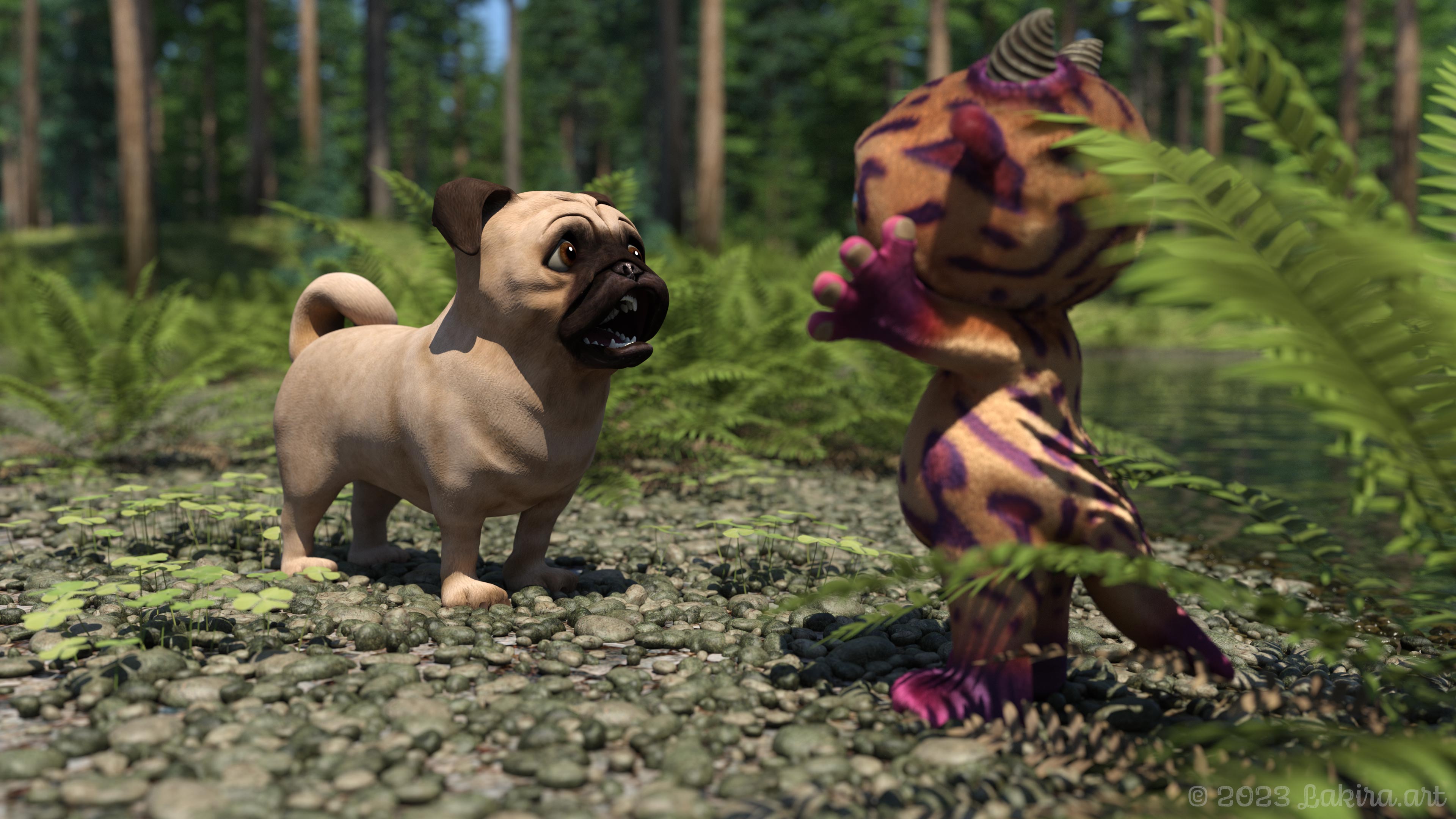 Puggy auf Expedition :)
