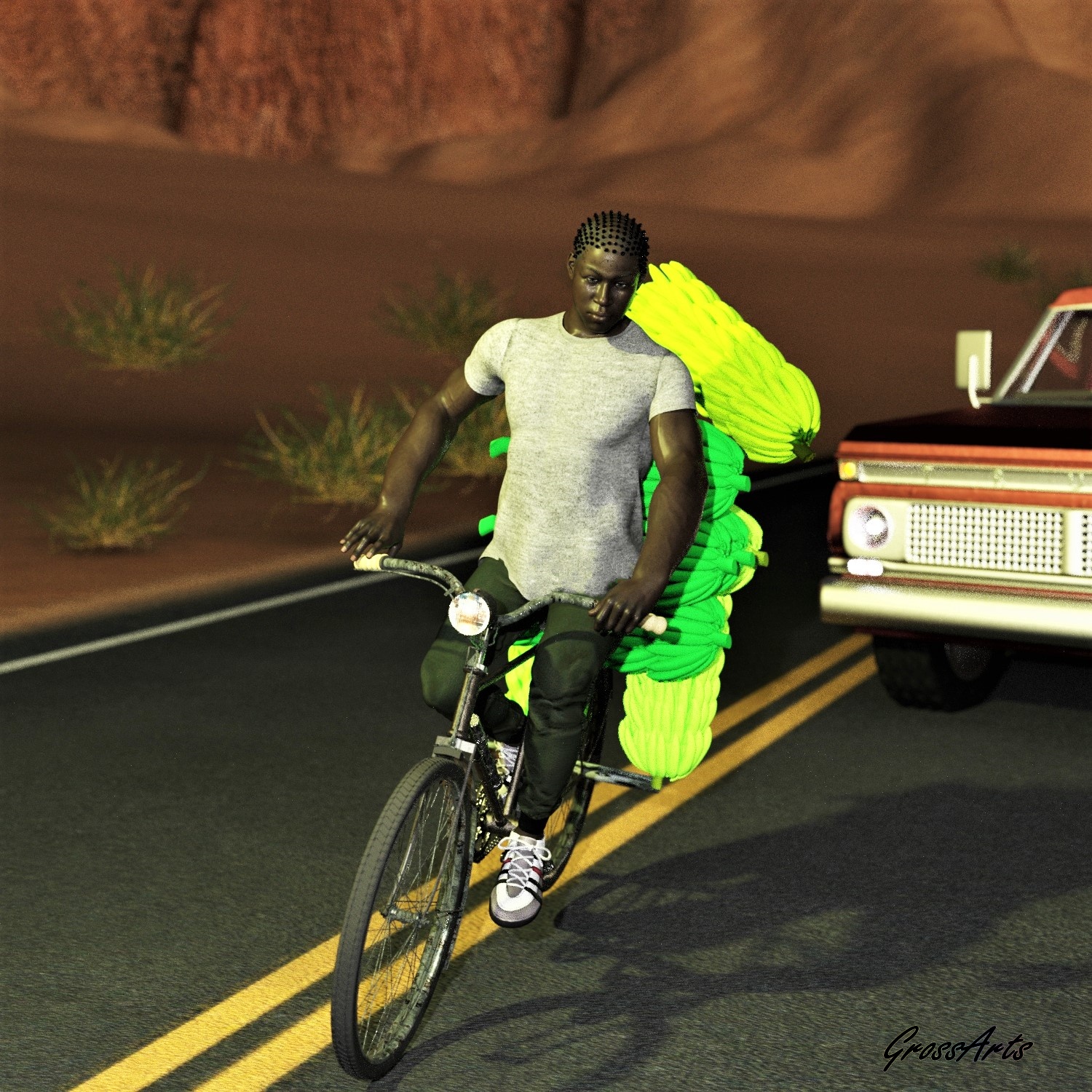 die rasenden Radfahrer von Burundi