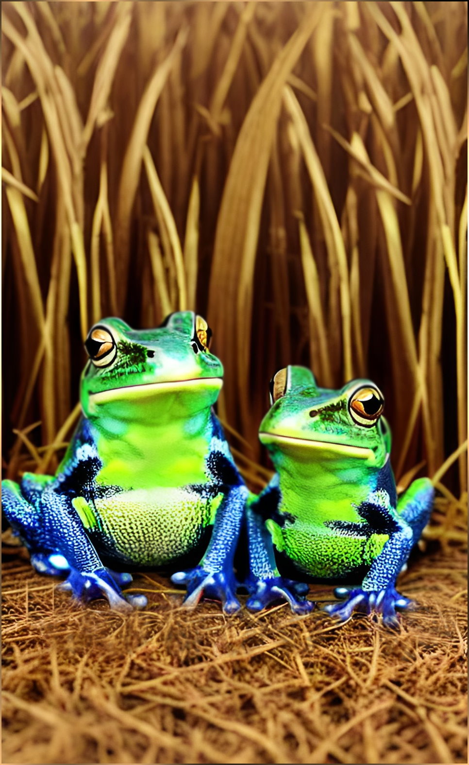 Ein Bett im Kornfeld...