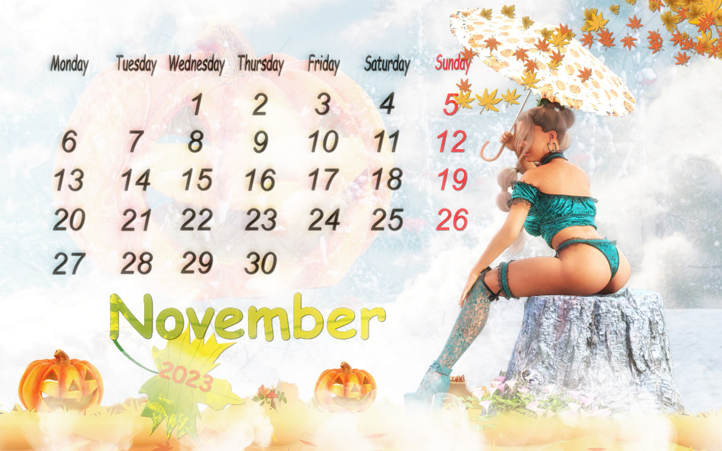 Kalenderblatt November 2023