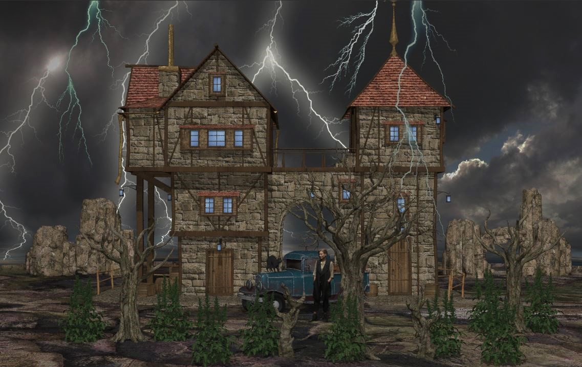 Gewitter zu Halloween