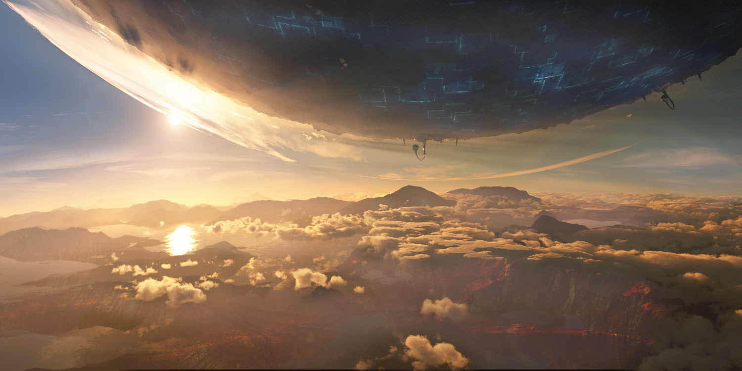 Two worlds from a distance