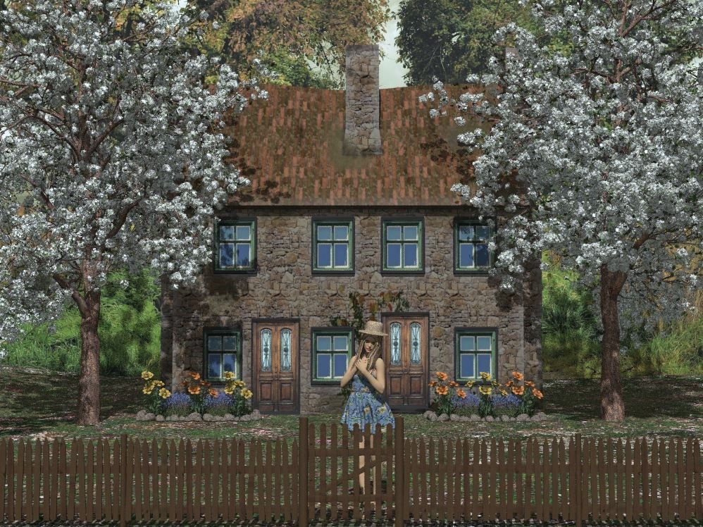 Nordisches Haus mit Garten C