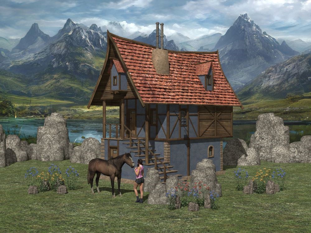 Haus im Gebirge D1