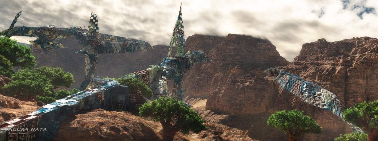 fractal growth of alien technology