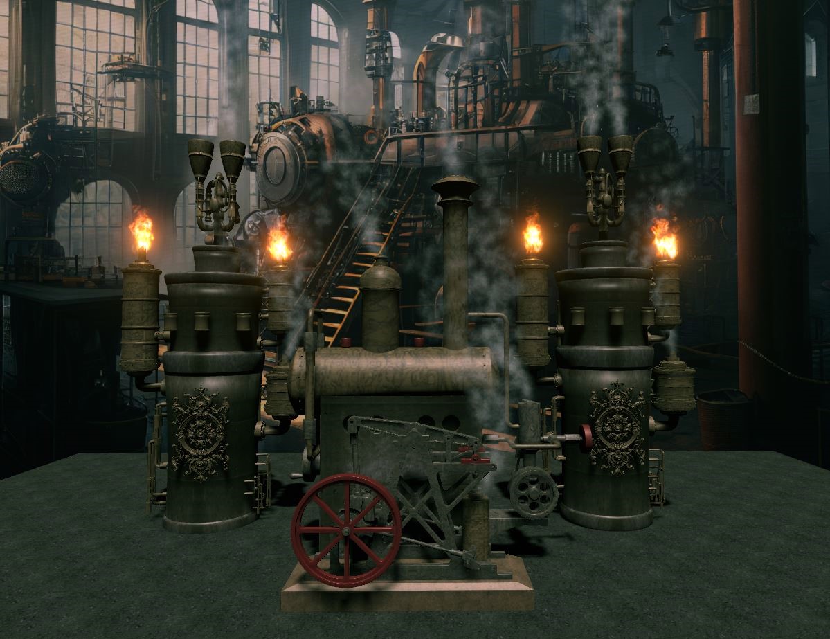 Steam Maschine Bild A