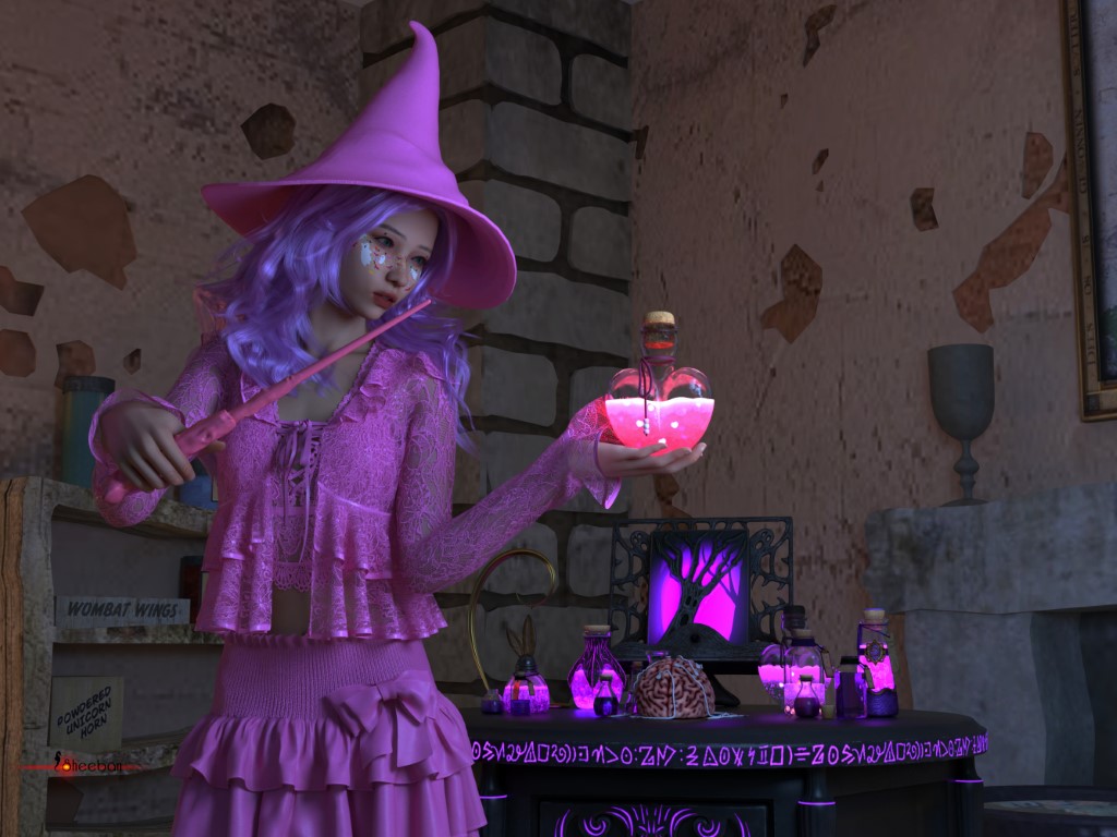 Hexerei in Pink