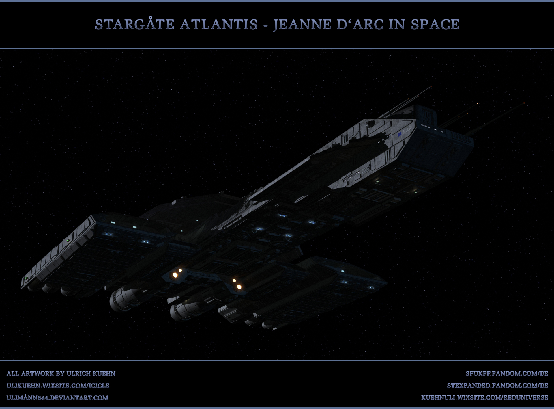 STARGATE ATLANTIS - JEANNE D'ARC IN SPACE
