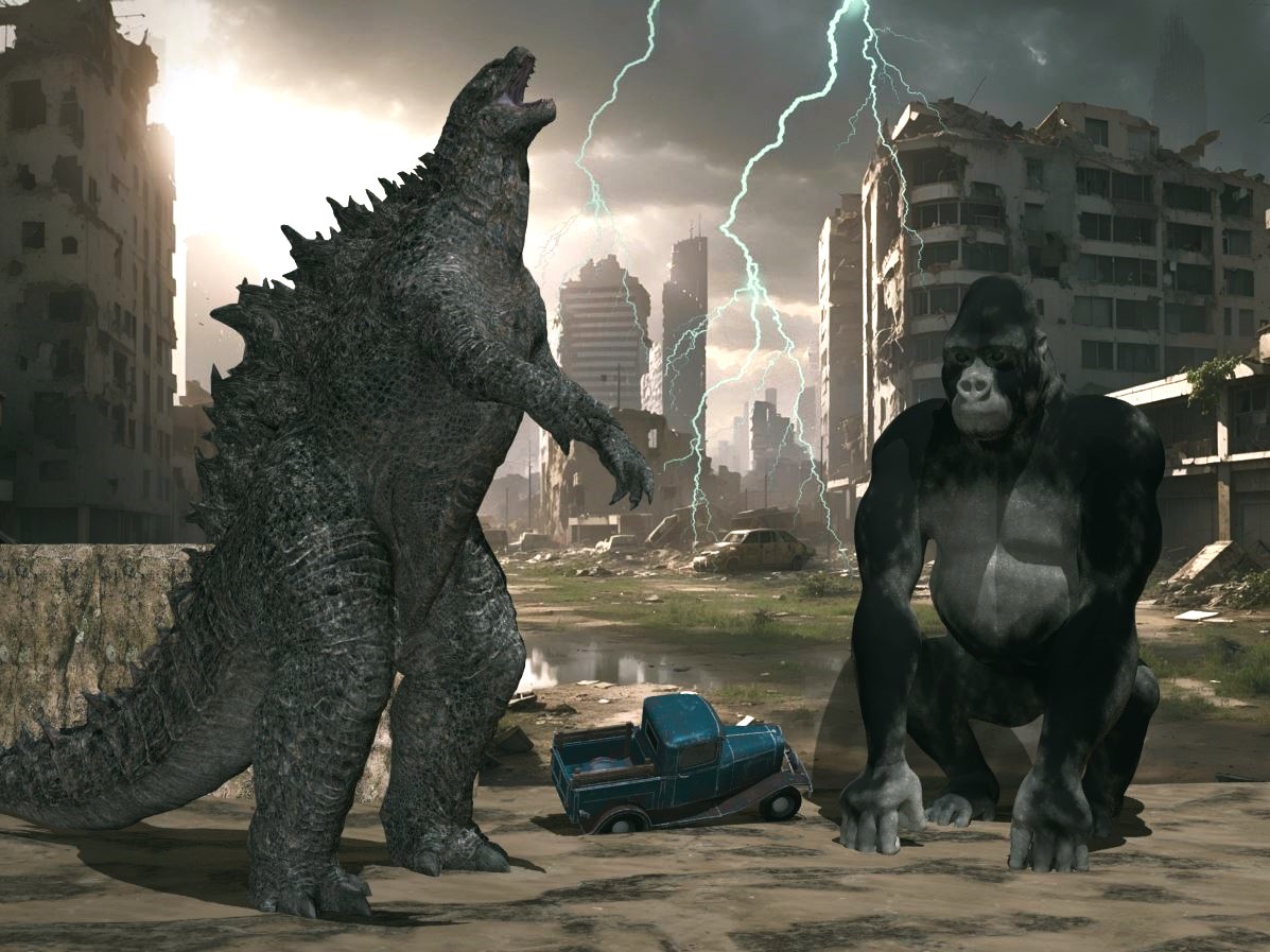 Godzilla VS Kong "a la 3d-board"