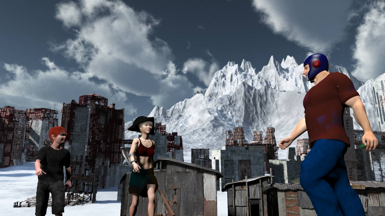 Begegnung vor der Stadt