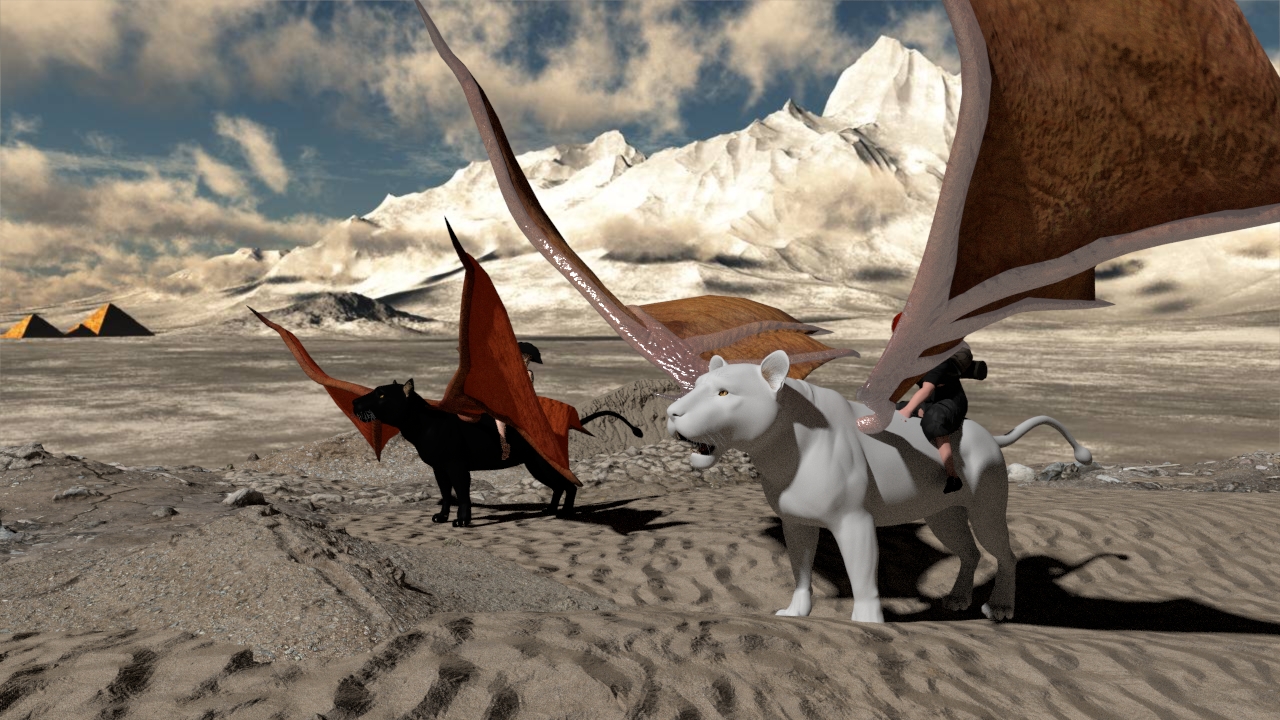 Landung in der Wüste