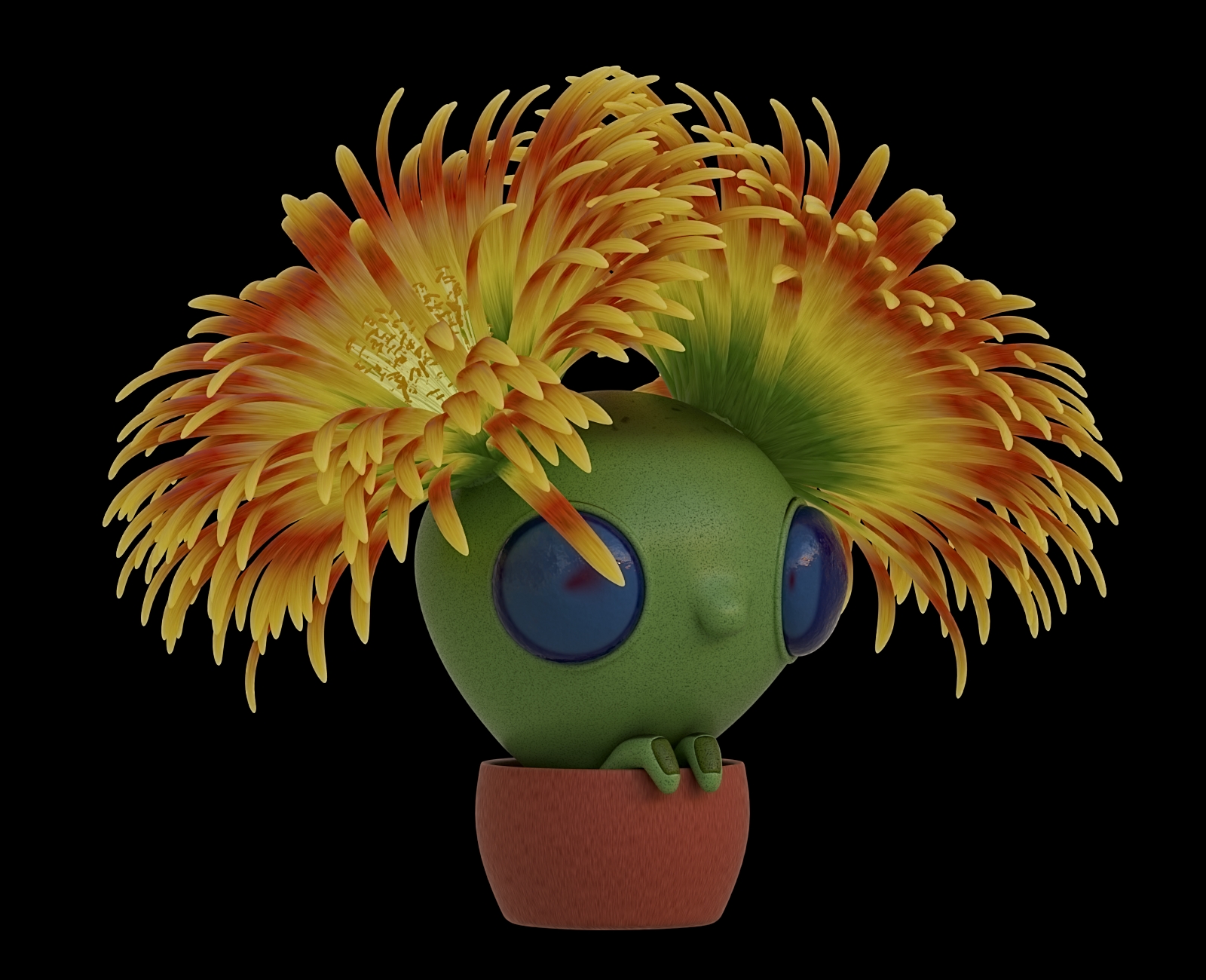 Glückliche Sukkulenten