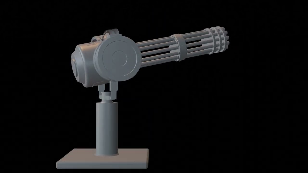Hellfire MK3 Gattling for my Spaceships(Preview)