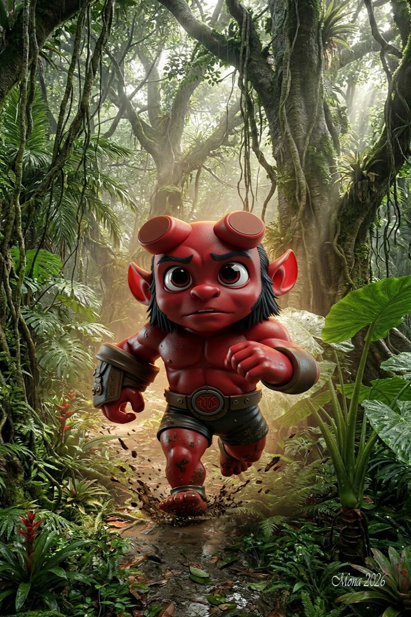 Hellboy im Jungel