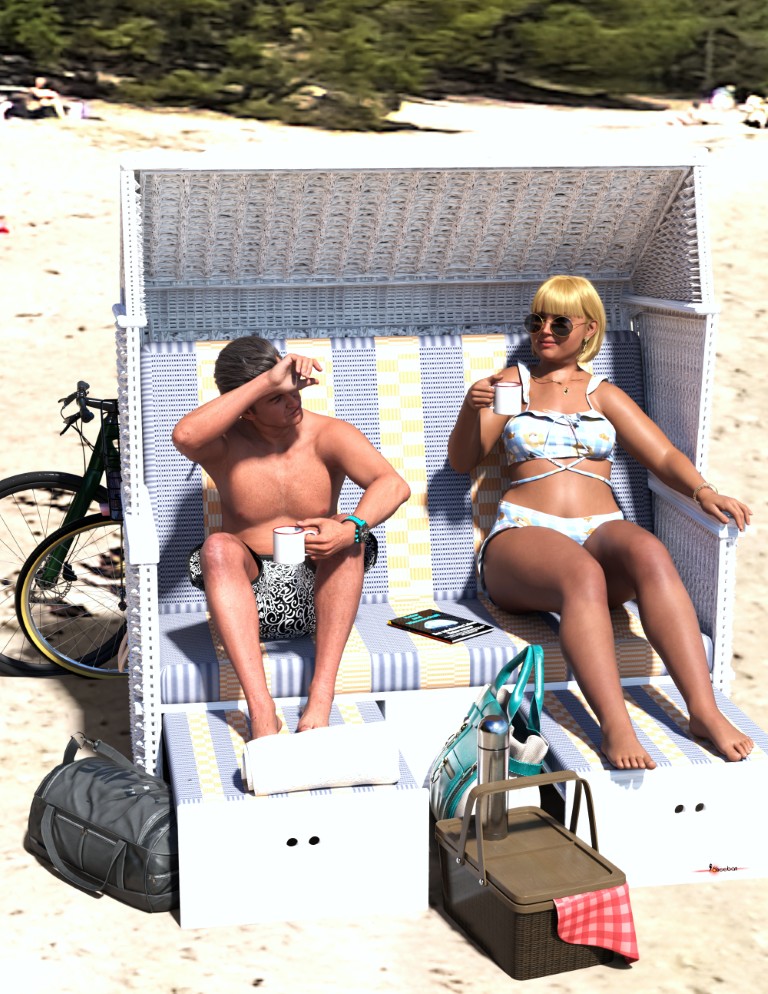 Ein Sommertag am Strand