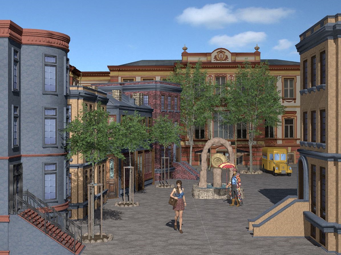 Stadtplatz im Norden C1