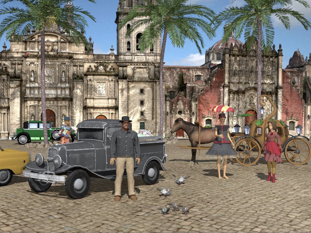 Mexiko Stadt - "Machete" in the city!