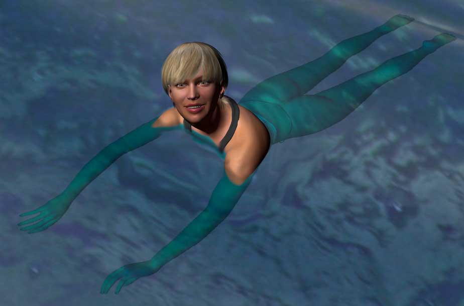 Schwimmerin