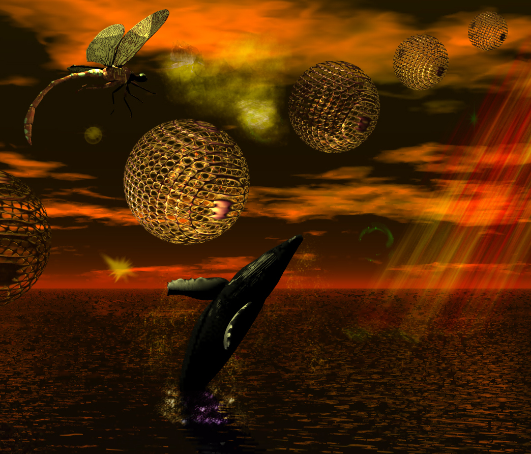 Sphere at red sea