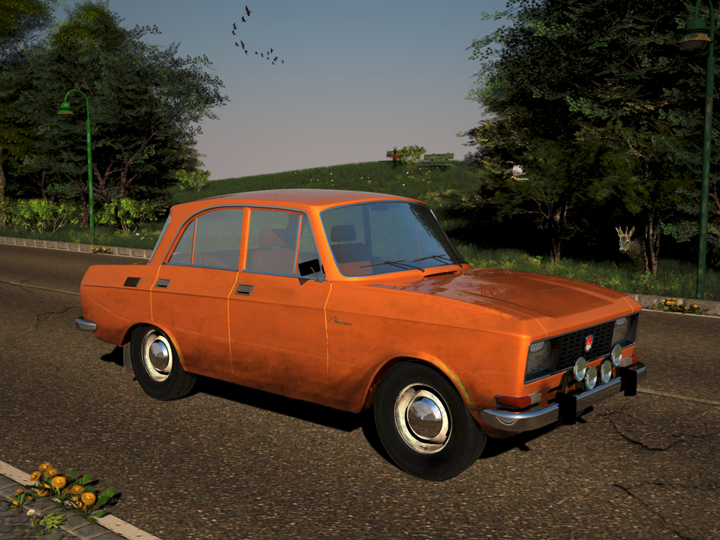 Moskwitch 1400 - mein Papa`s Traum ;)