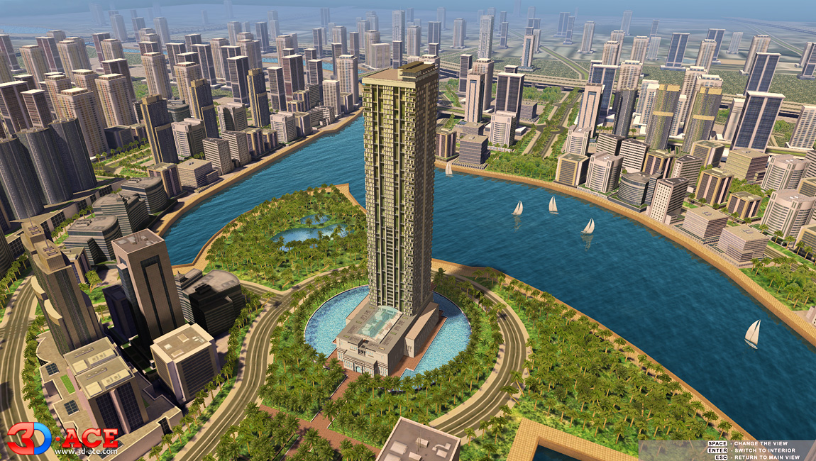3D city