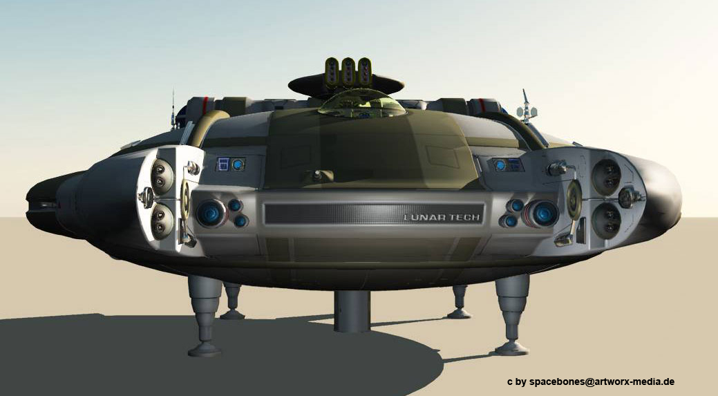 Spacejet, Frontalansicht