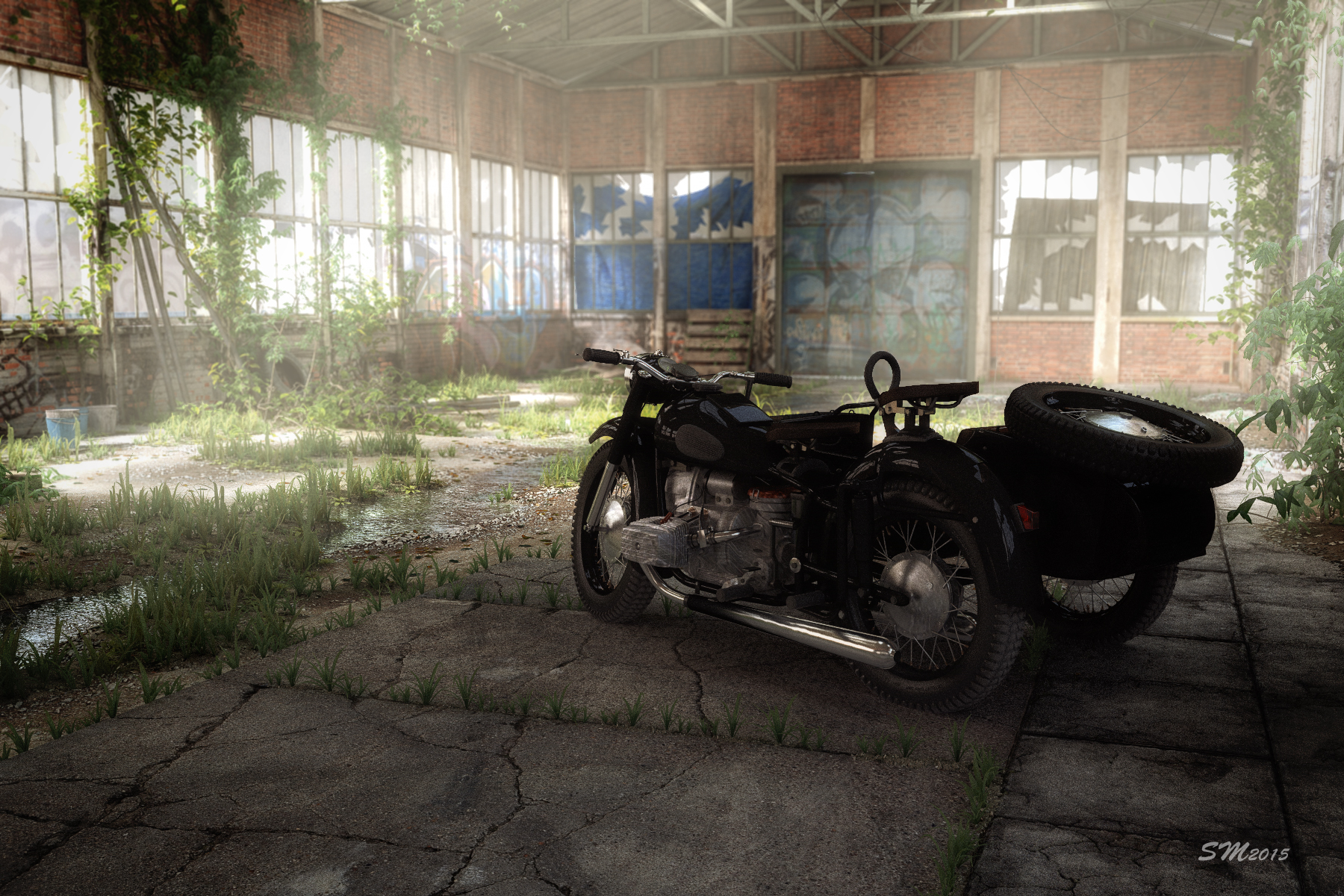 Dnepr K 650 (russisches Motorrad mit Seitenwagen)