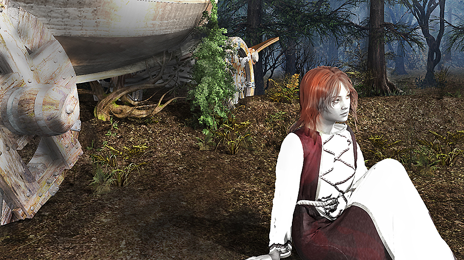 Layla - Comic: sitting in the woods ..