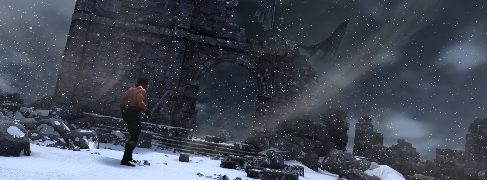 Winter-Dragon-Fight