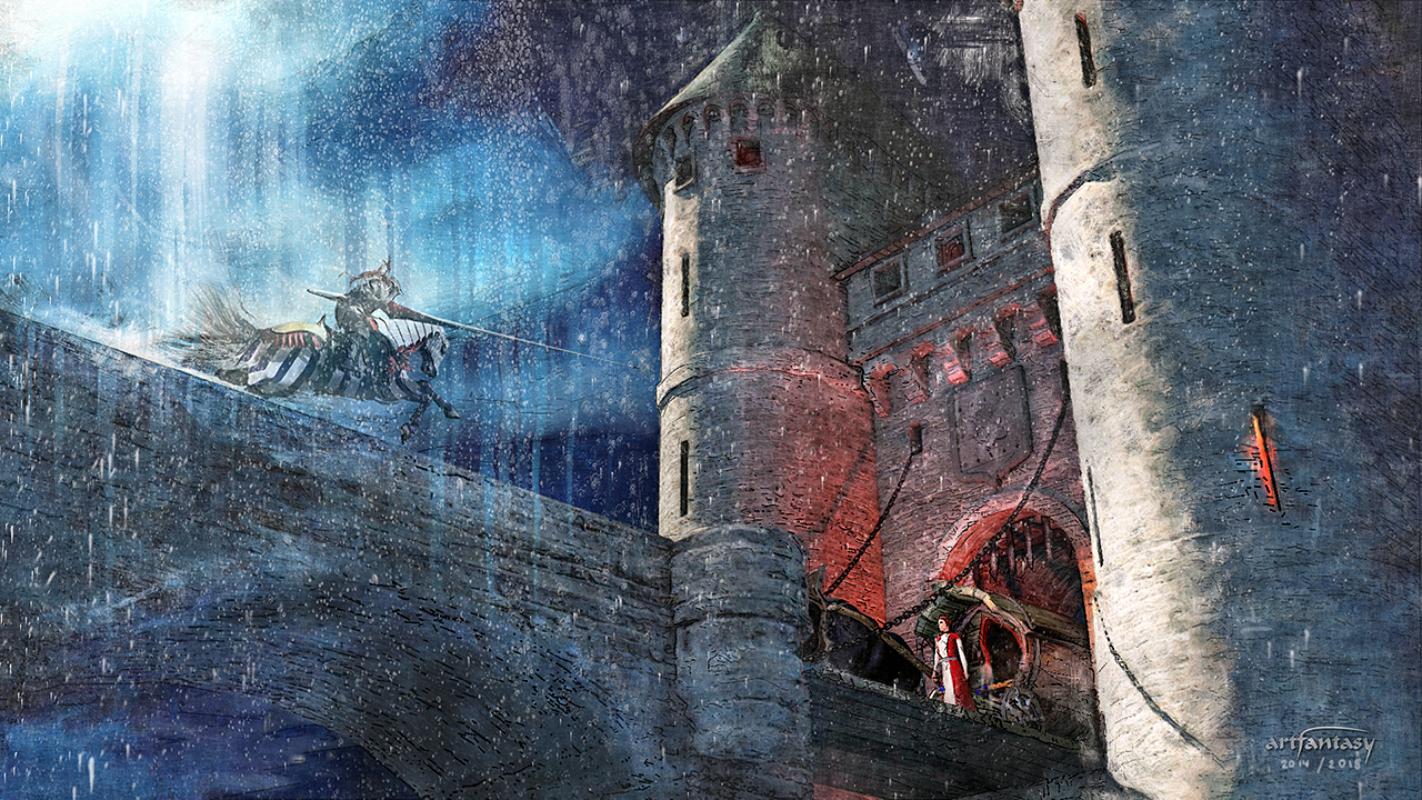 Auf den Brücken am Tor