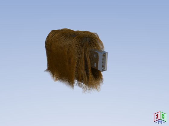 USB-Stick mit Haare
