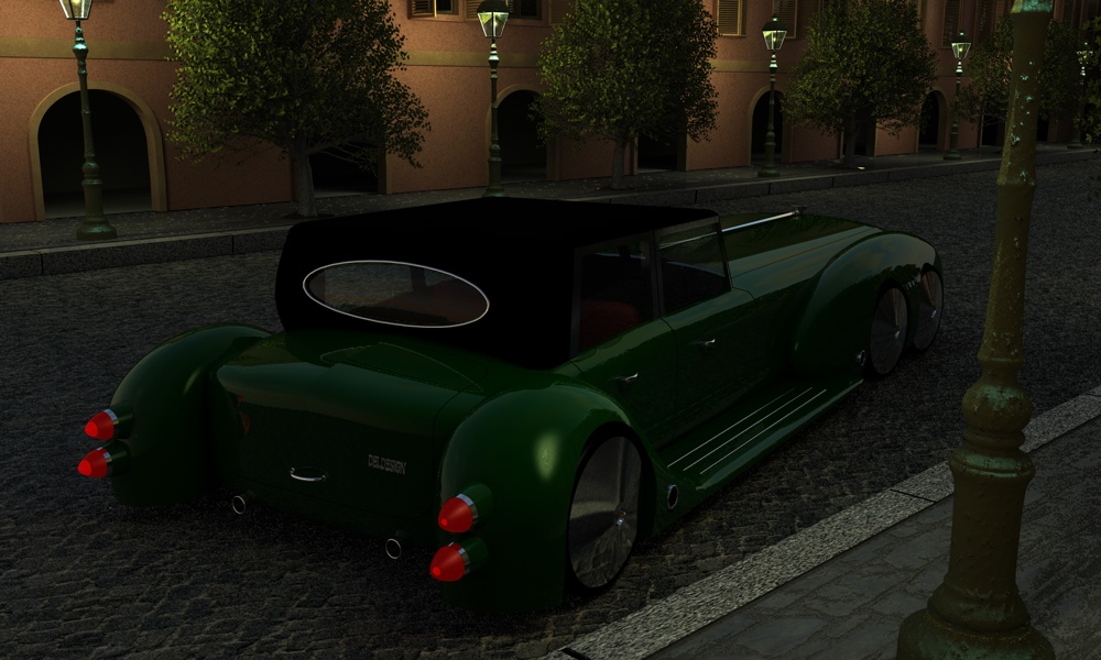 Stempunk Car back