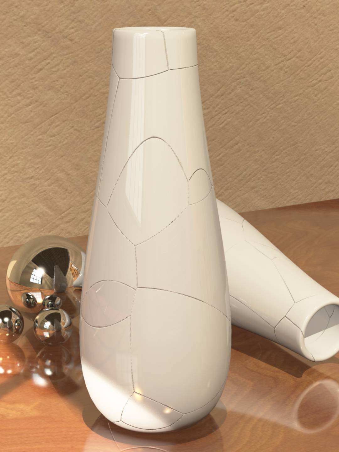 Zerbrochene Vase