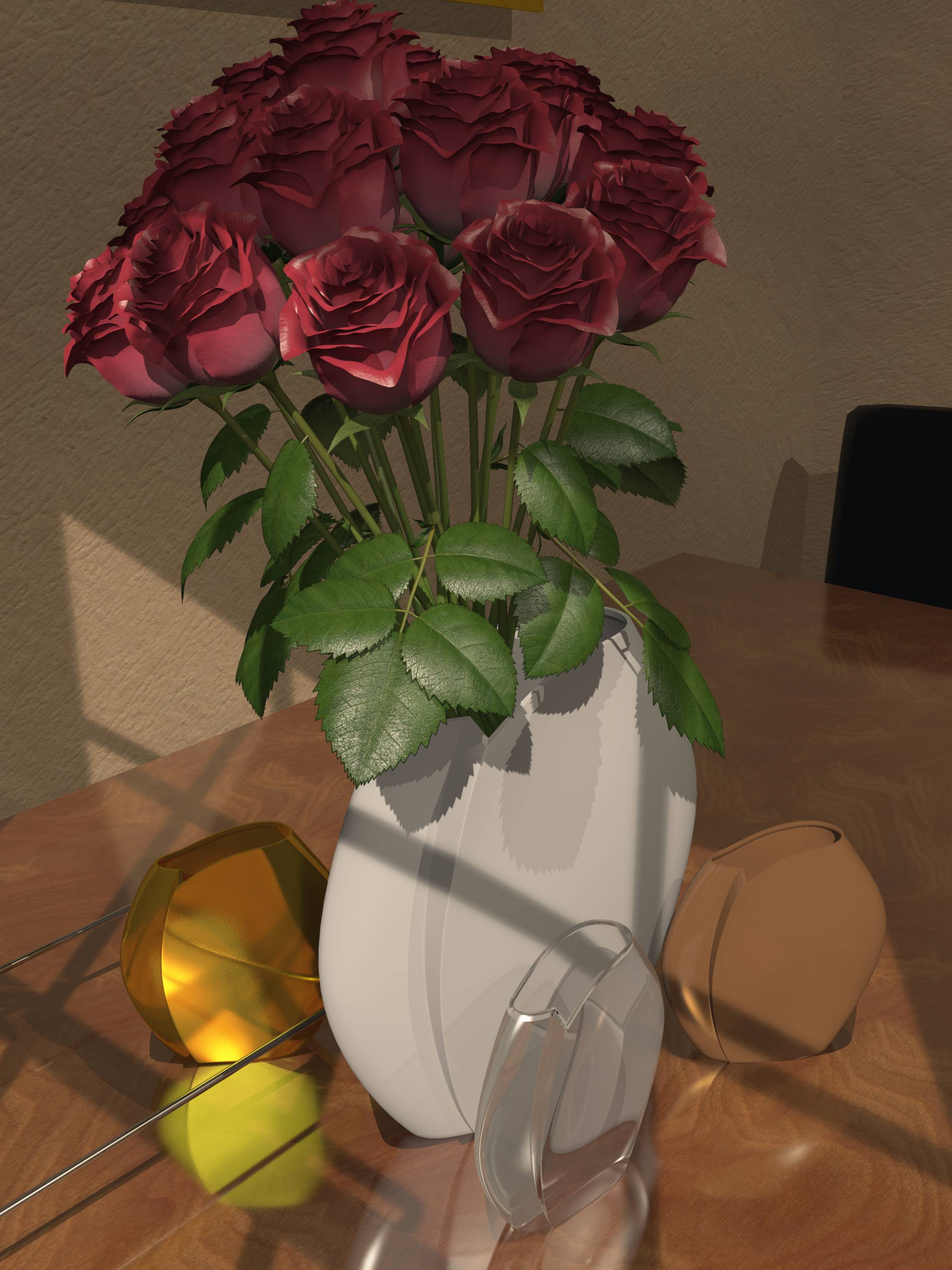 Asymetrische Vase