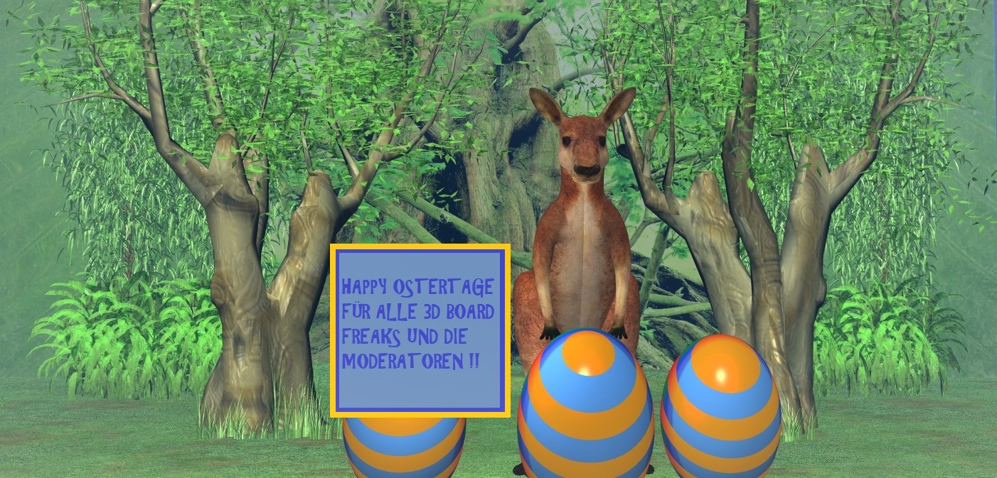 Osterhase im 3Dboard!