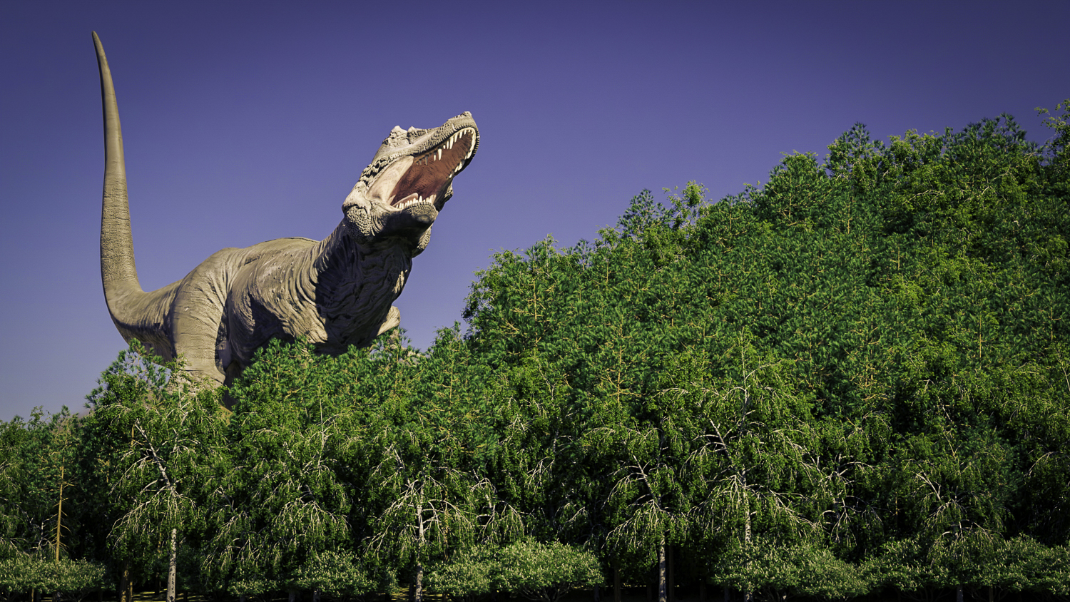 Jetzt krabbelt der Daz-Rex in die Blender-Bilder :-)