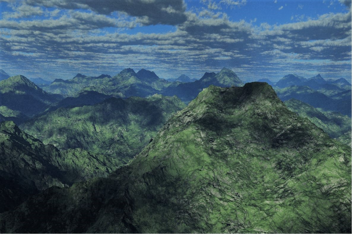 Alpine Berglandschaft
