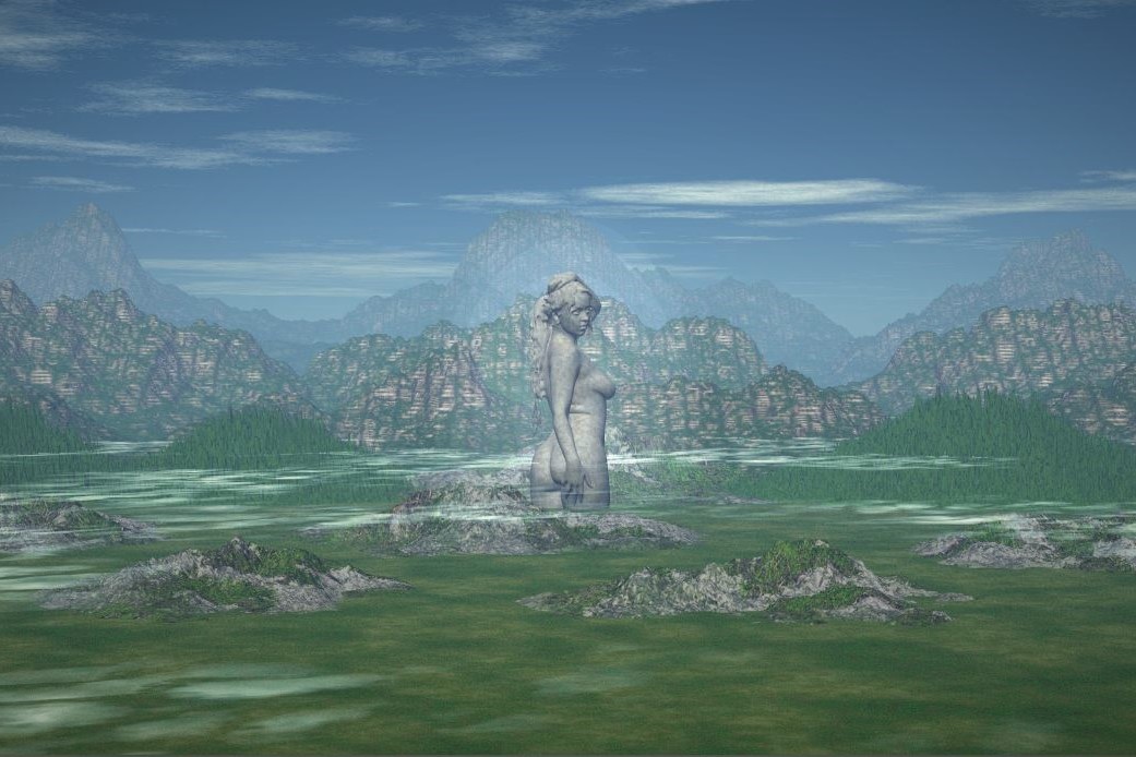 Angel in land